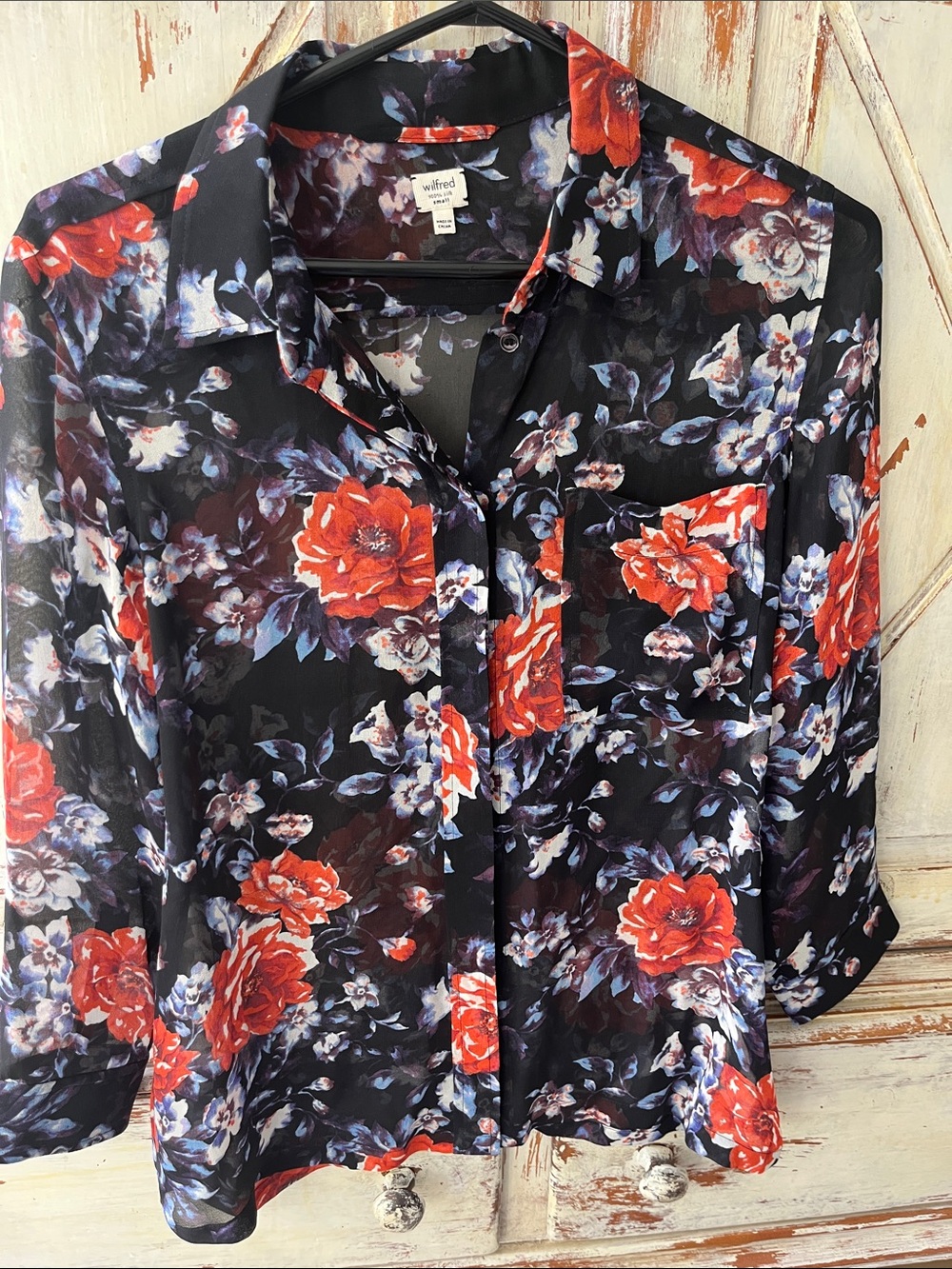 💯 silk blouse